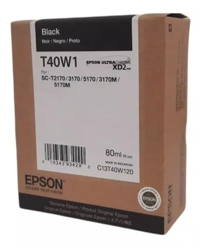 Tinta Original Epson T40W120 Black 80Ml 2
