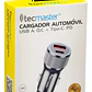 Cargador Automóvil Usb A: Q.C + Tipo C: Pd Tecmaster - Miniatura 3