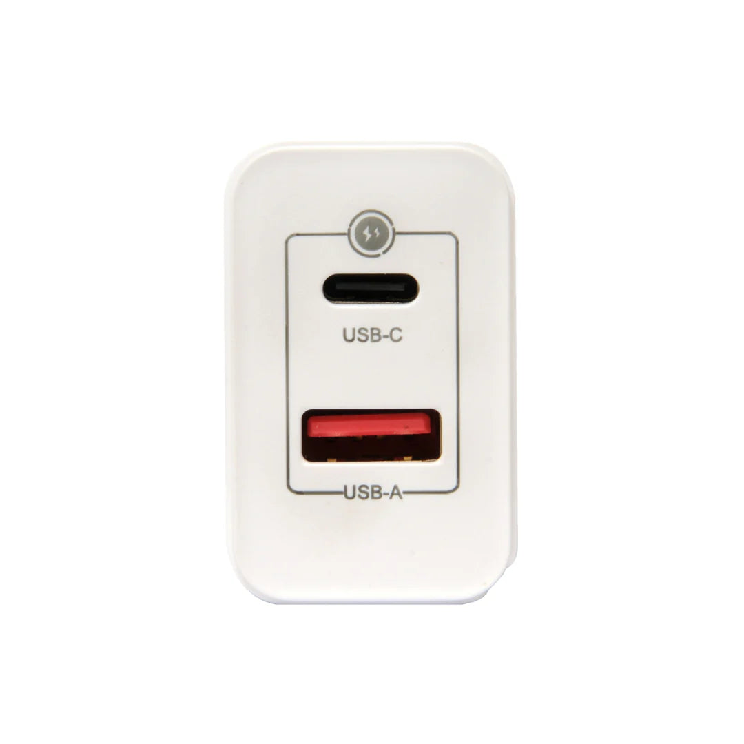Cargador De Pared 2 Puertos Usb A - Usb C 200540 Tecmaster 2