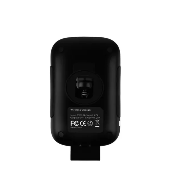 Cargador Inalámbrico Para Auto 10W Negro 3