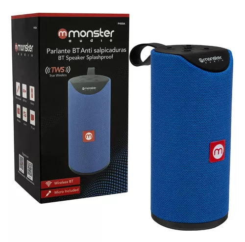 Parlante Bluetooth Monster P450B Azul 2