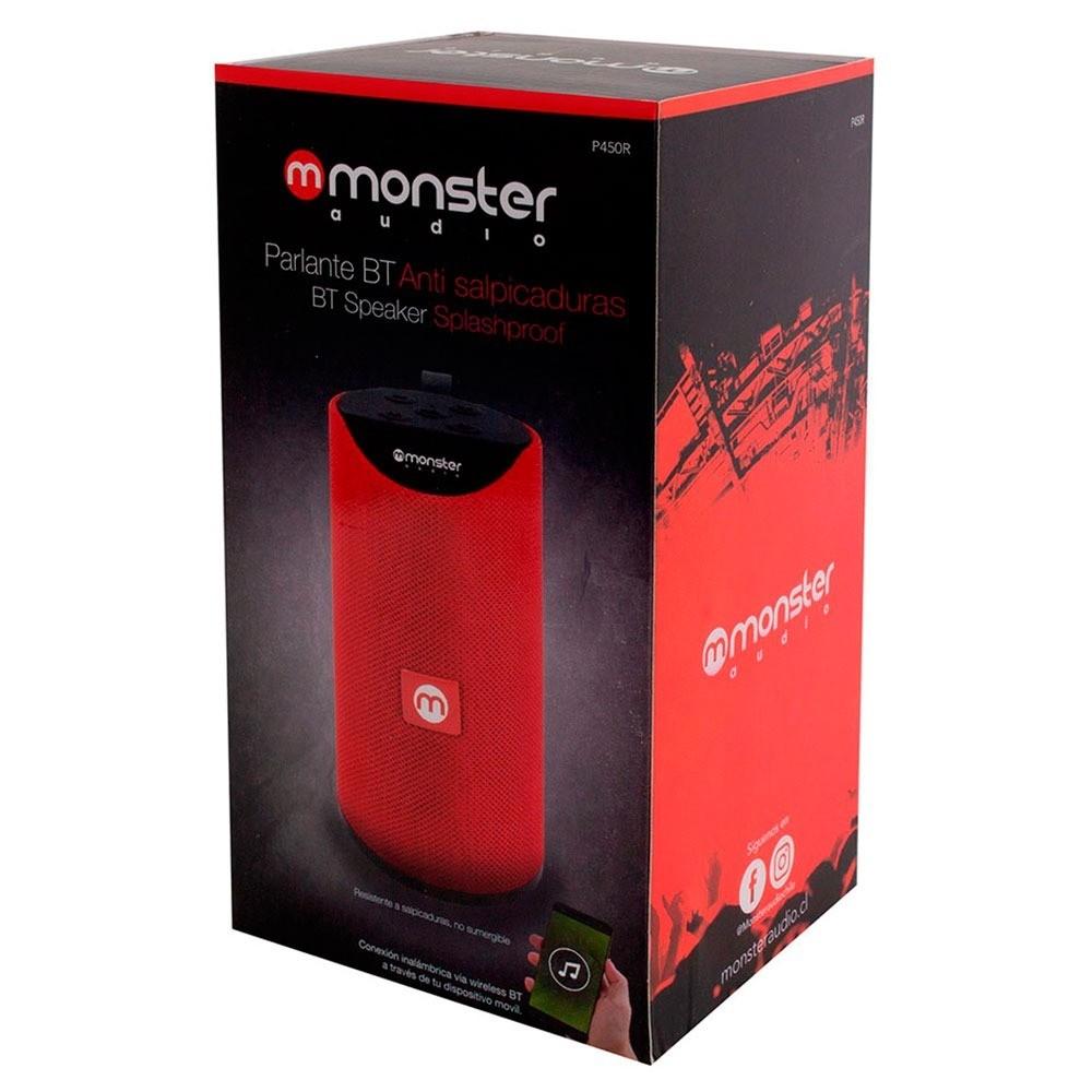 Parlante Bluetooth Monster P450R Rojo 2