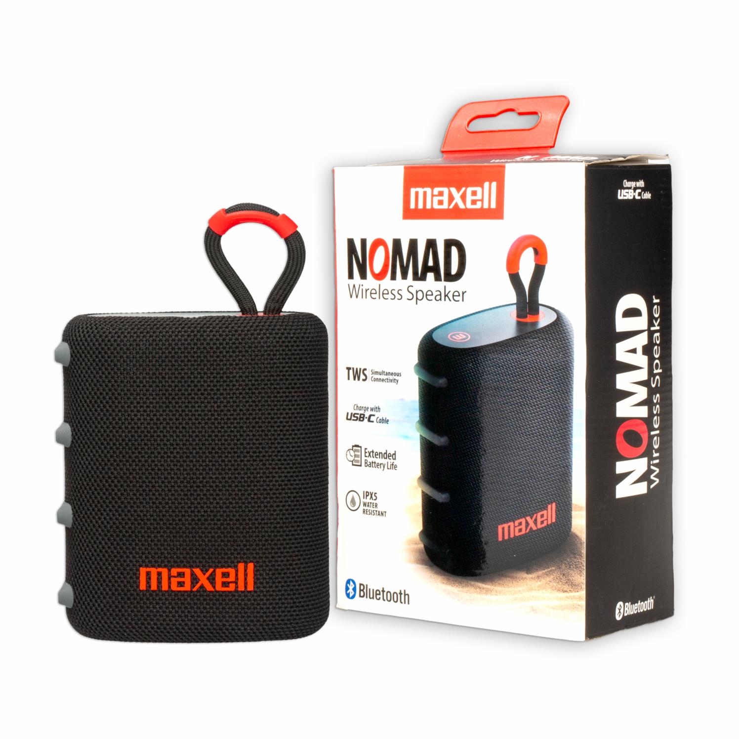 Parlante Bluetooth Portátil Maxell Nomad Tws Ipx5 Gris 2