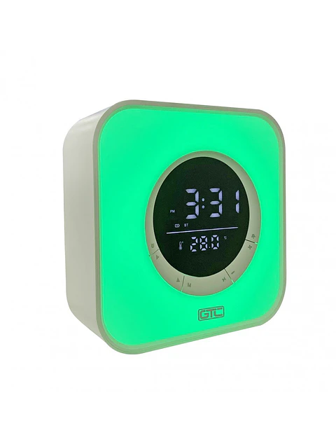 Parlante Bluetooth Rgb Radio Reloj Spg-134 Gtc
