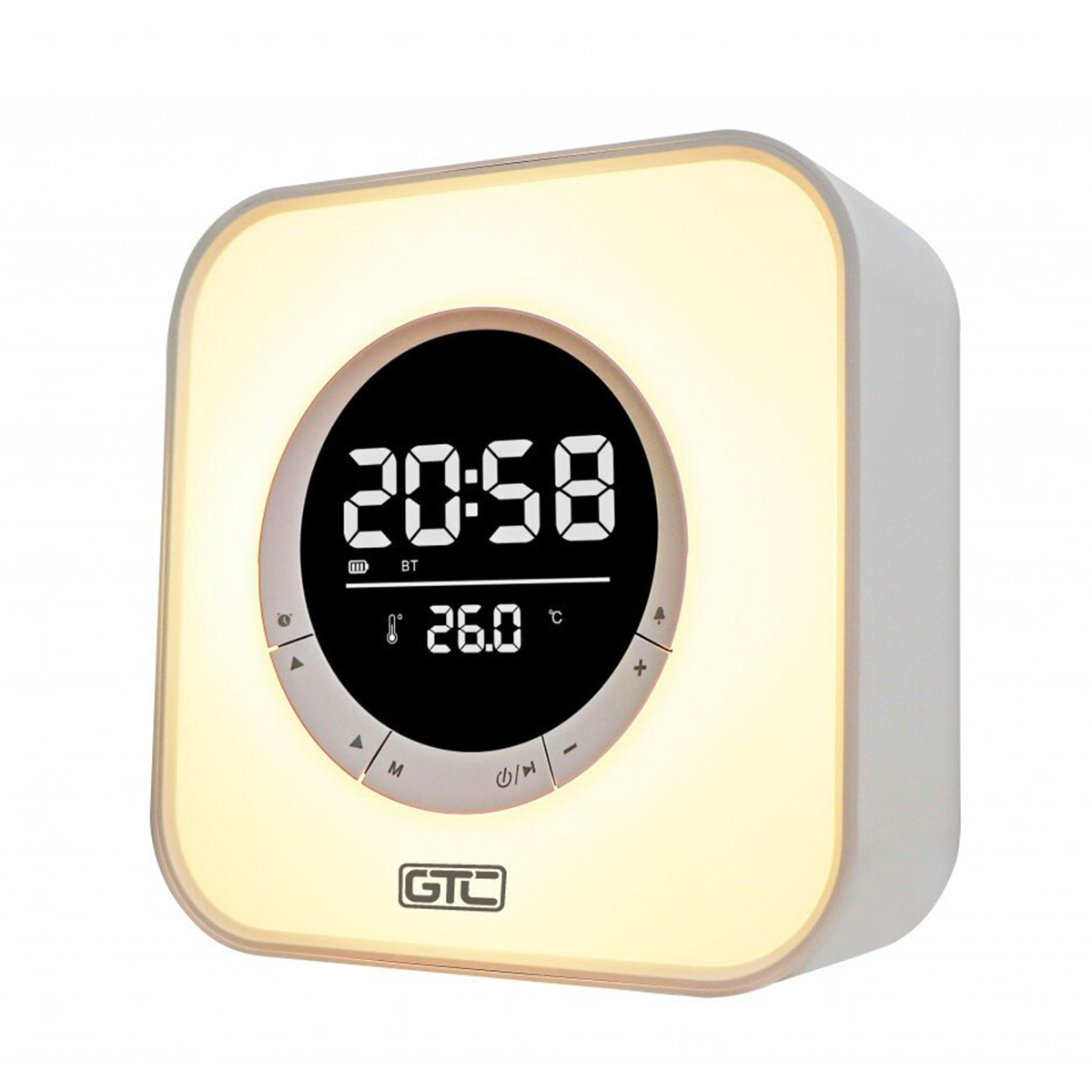 Parlante Bluetooth Rgb Radio Reloj Spg-134 Gtc 3