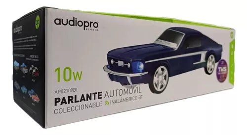 Parlante Bt Auto Clásico Recargable  Mustang Blue Audio Pro 5