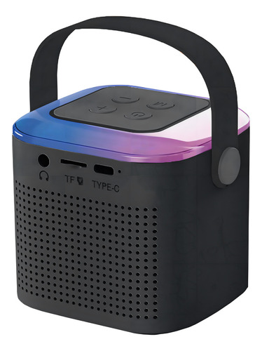 Parlante Inalambrico Bluetooth +Microfono Inalambrico Negro 2