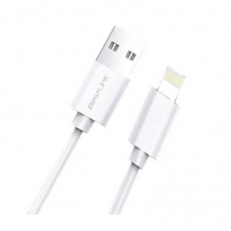 Cable De Carga Lightning Certificado Bestlink 1.5M 2.4A Carga Rapida 2