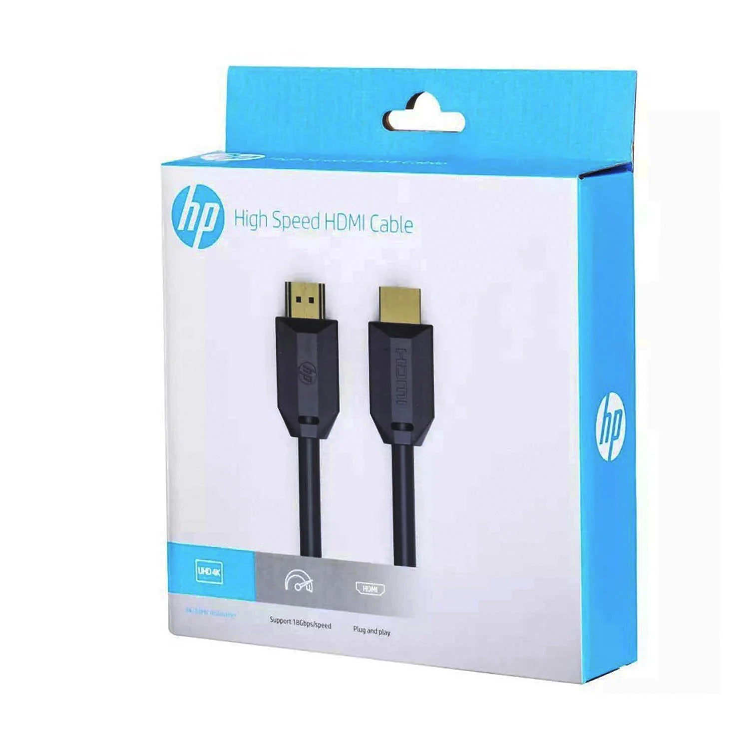 Cable Hdmi 2.0 Hp 4K High Speed 18 Gbps 3 Metros Dhc-H001 2