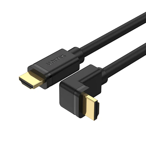 Cable Hdmi 4K Con Ángulo De 90º, 3M, 4K@60Hz, Versión 2.0 De Unitek