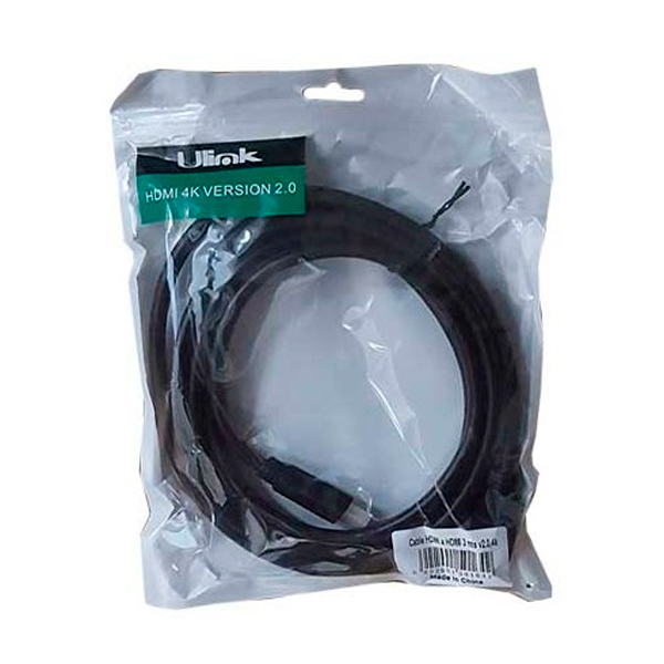 Cable Hdmi A Hdmi 15 Mts V2.0 4K 3D Ccs 26Awg Ulink 1