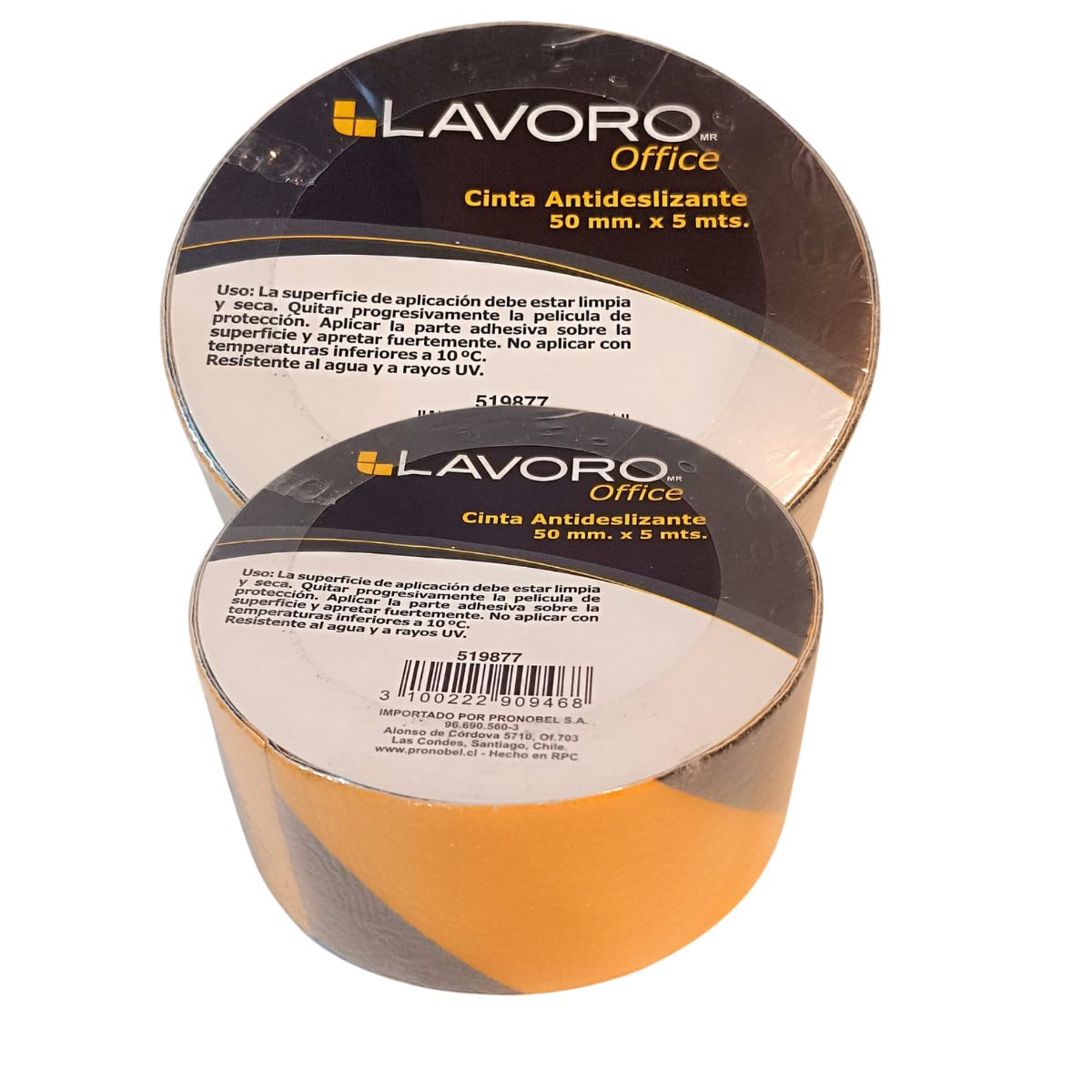 Lavoro Cinta Antideslizante 15 Mts X 50 Mm Amarillo/Negro  1