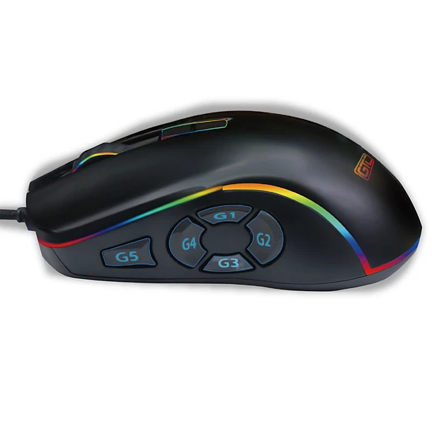 Mouse Gamer Rgb Mgg-018 Black 1
