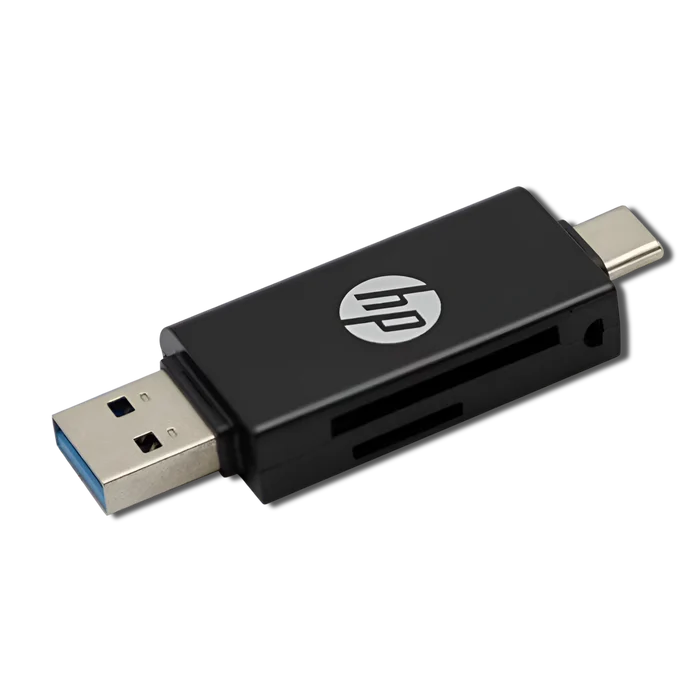 Lector De Memorias Sd & Micro Sd + Puerto Usb C + Usb Hp 112 1