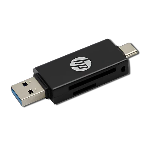 Lector De Memorias Sd & Micro Sd + Puerto Usb C + Usb Hp 112