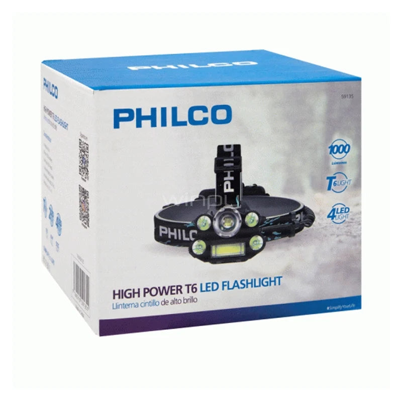 Linterna Cintillo 6 Focos Philco 2
