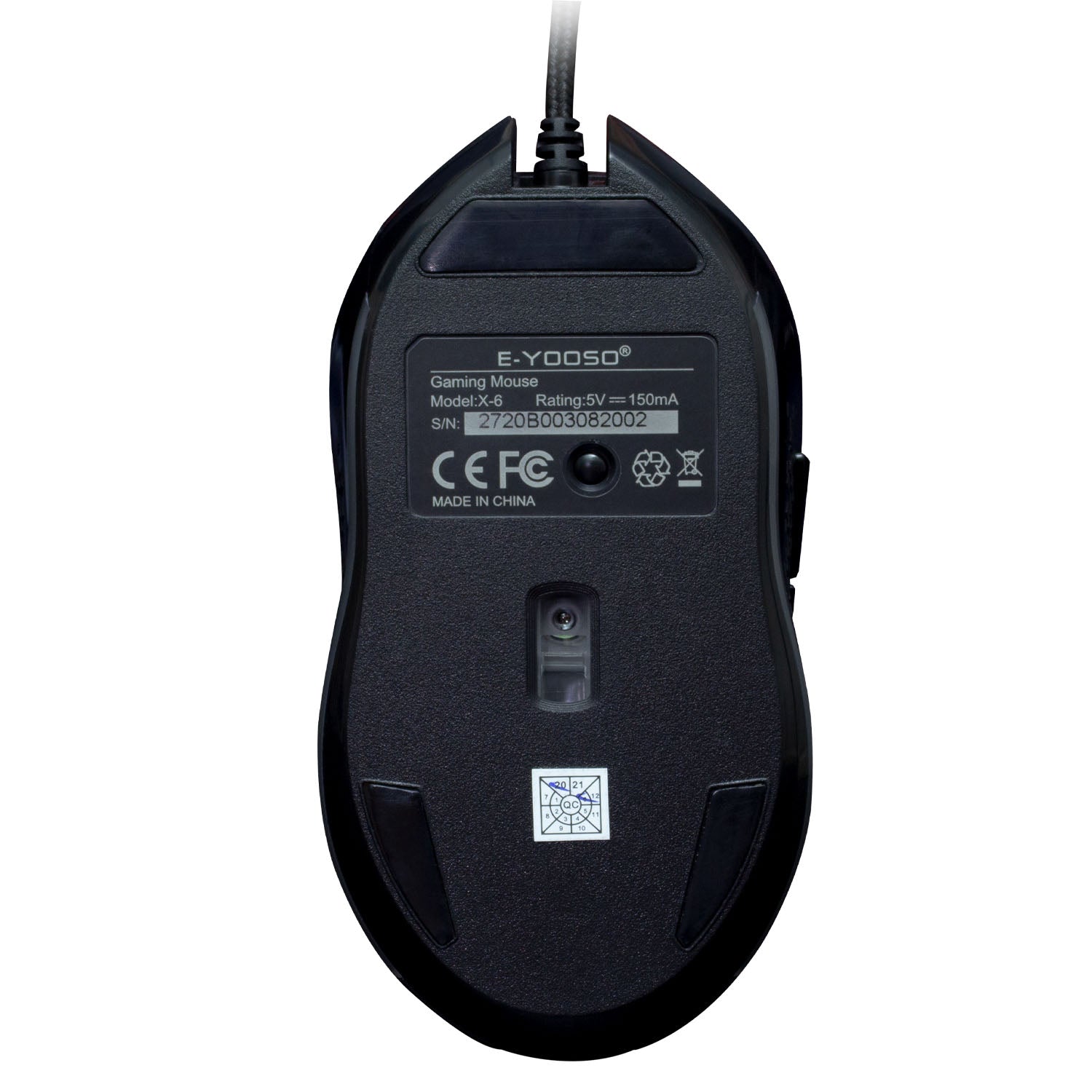 Mouse Gamer X-6 E-Yooso 4