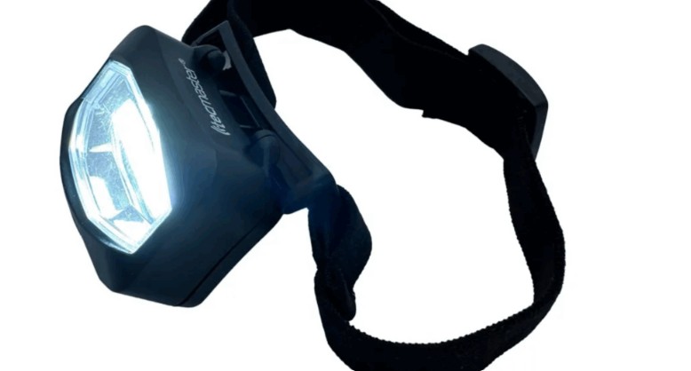 Linterna Frontal Manos Libres 3W Tecmaster Negro  2