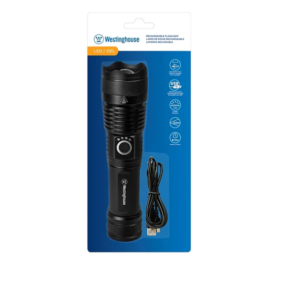 Linterna Recargable De Aluminio 1200 Lúmenes Westinghouse 3