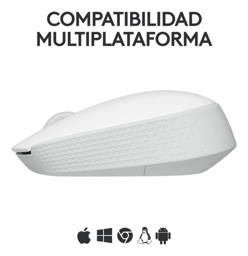 Mouse Inalambrico Logitech M170 Blanco 4