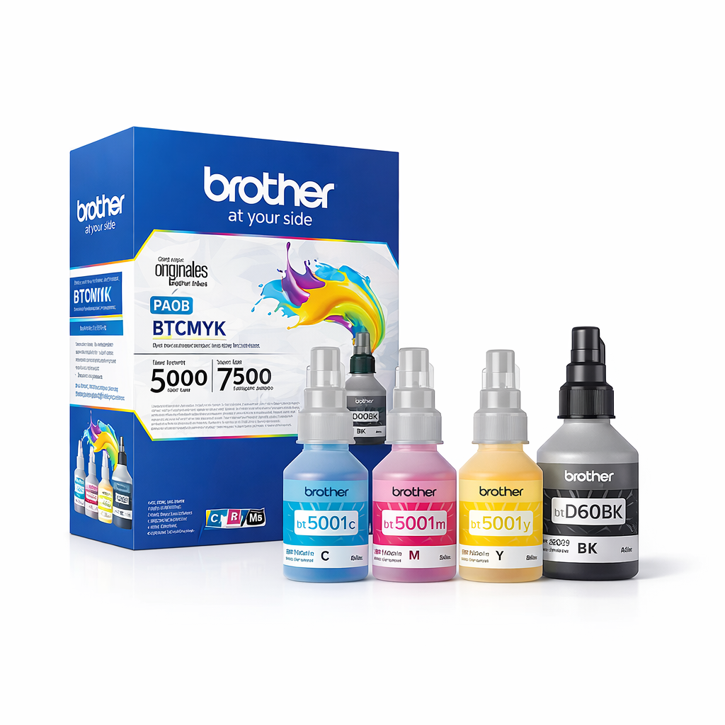 Pack 4Tintas Brother Btd60/ Bt5001 Original  1