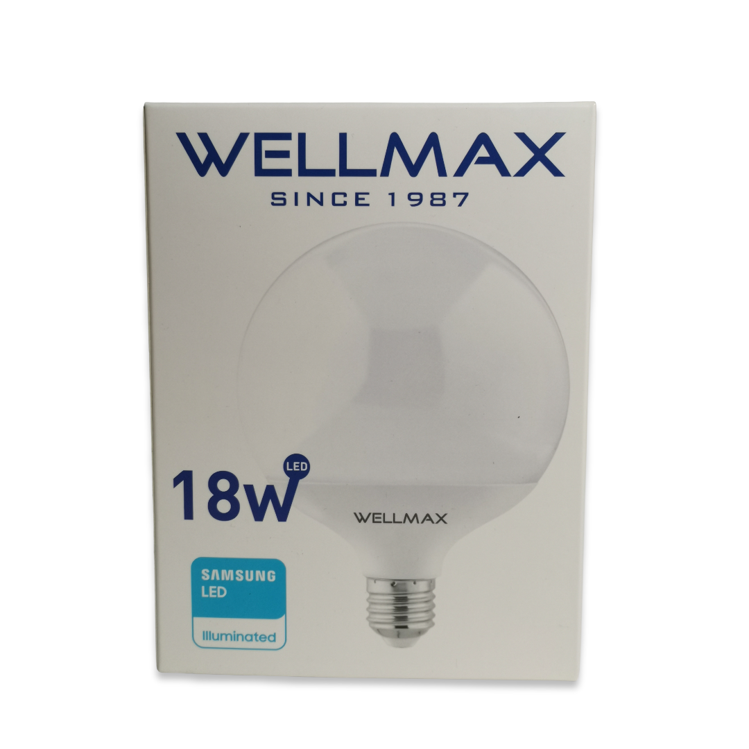 Ampolleta Wellmax Led Globo G120 18W Luz Fria 2