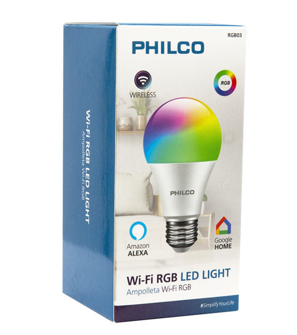 Ampolleta Led Wi-Fi Rgb Philco Rgb03 4