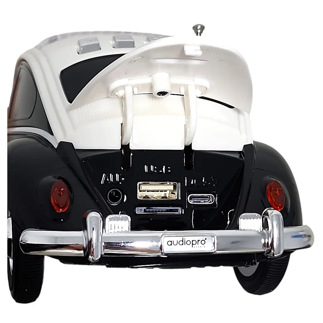 Parlante Auto Escarabajo Bluetooth/Sd/Usb/Fm Black 2108Bk Audiopro 8