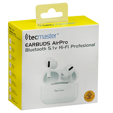 Audifono Bluetooth 5.0Vhi-Fi Airpro Tm300512 Tecmaster