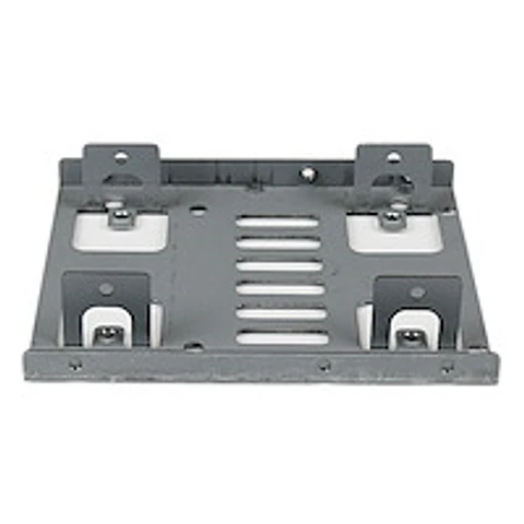 Bracket Adaptador Bandeja De Montaje Para 2 Unidades Hdd 2.5" A Bahía 3.5