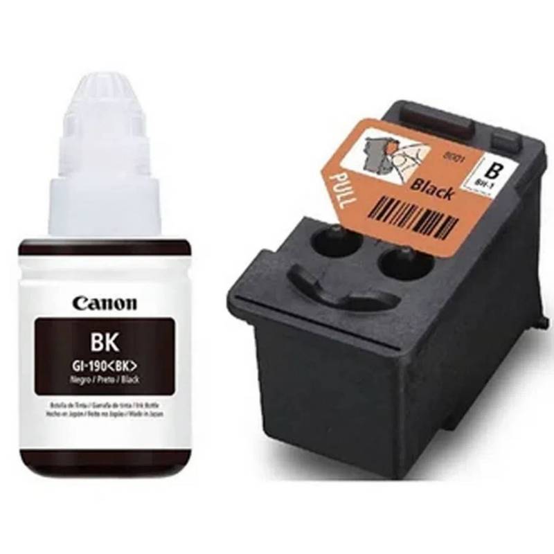 Cabezal Canon Original Bh-1 + Botella Gi-190 Bk 1
