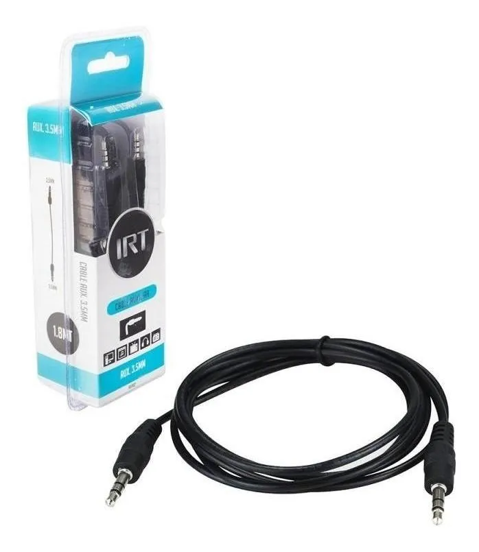 Cable Aux. 3.5 Mm 1.8Mts Aux02 Irt 1