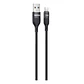 Cable Data Lyoncal 2.4A Usb A Micro Fast Charging Black Rc-C135 Remax  - Miniatura 1