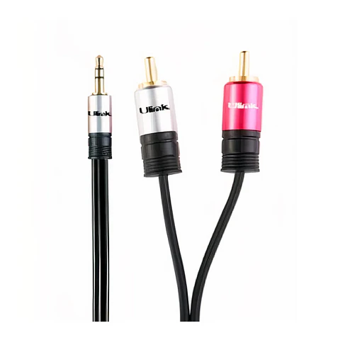 Cable De Audio Estereo Rca 3,56Mm Plug A 2 Rca  Ulink