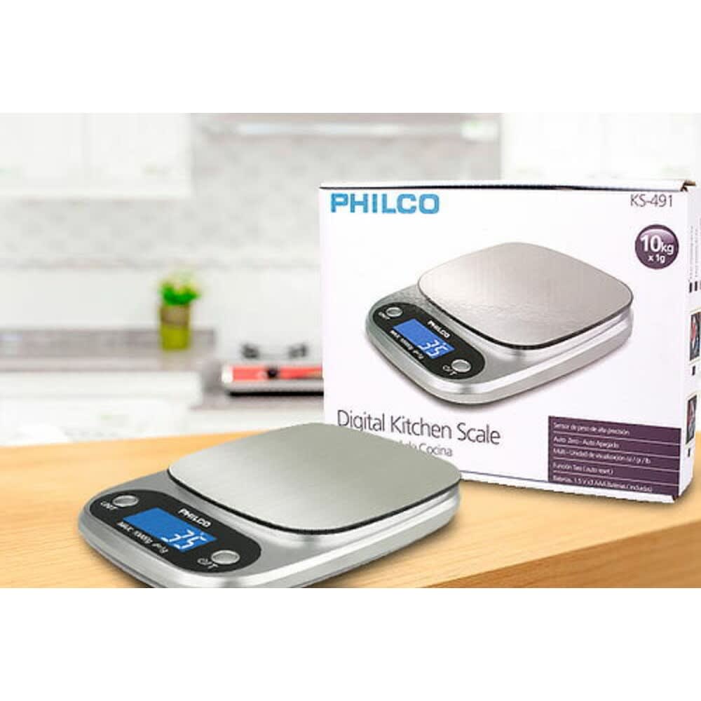 Balanza Digital De Cocina Philco 1 G A 10 Kg Mod. Ks‑491   2