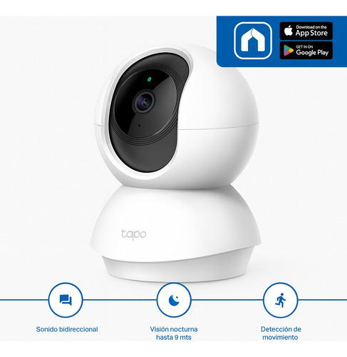 Cámara De Seguridad Tp-Link Tapo Smart C200 V1 Con Resolución 2Mp Visión Nocturna Incluida Color Blanco 4