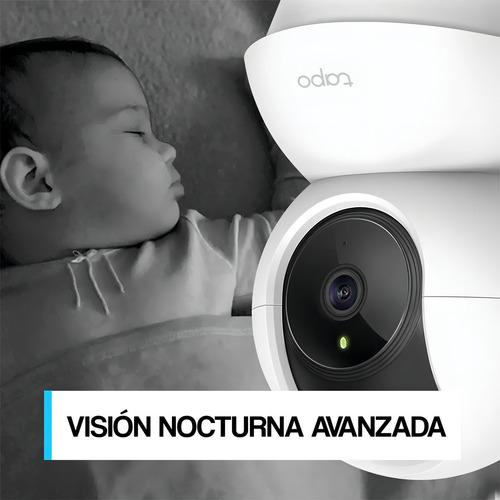 Cámara De Seguridad Tp-Link Tapo Smart C200 V1 Con Resolución 2Mp Visión Nocturna Incluida Color Blanco 6