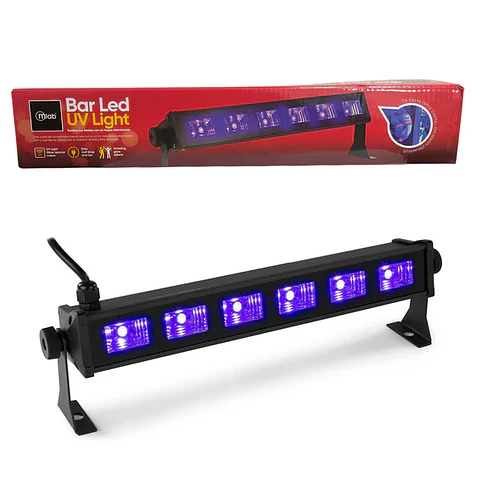 Barra Led Luz Uv 6 Focos Mlab 9422