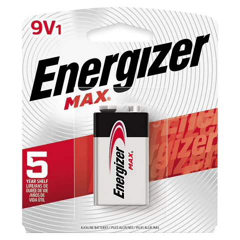 Batería Alcalina 9V Max Energizer