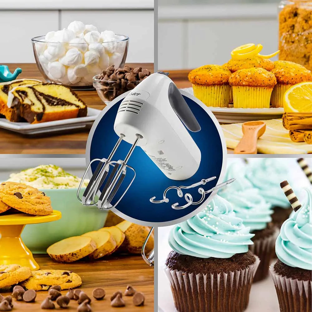 Batidora De Mano Oster® Blanca 6 Velocidades Y Función Turbo Fpsthm3532 6