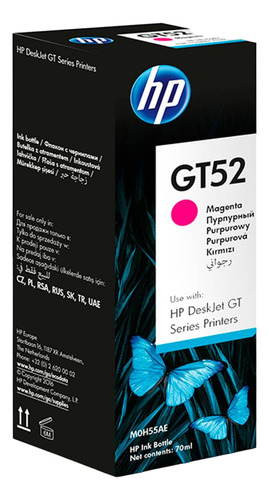 Tinta Original Hp Gt52 M (M0H55Al) 2
