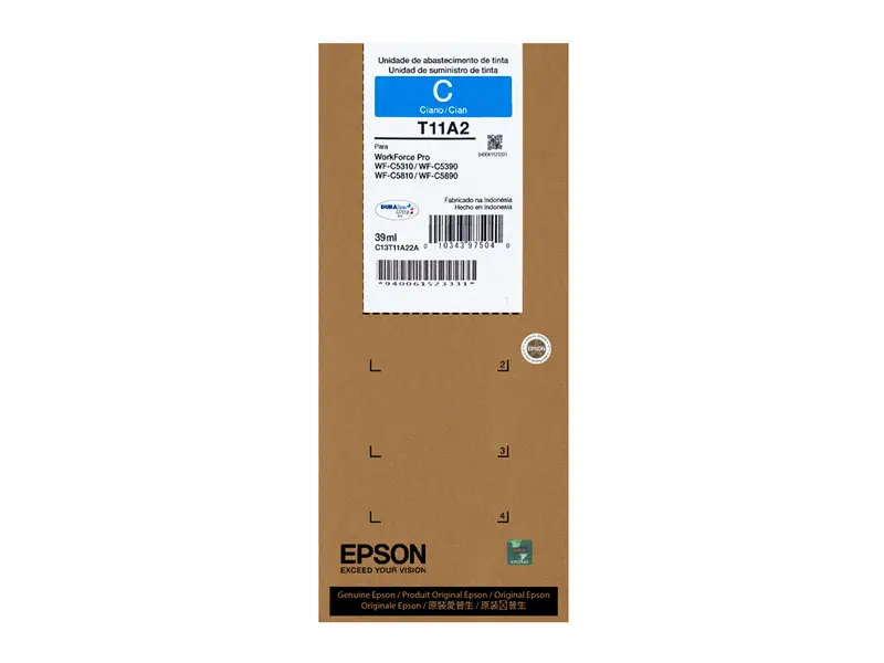 Bolsa De Tinta Epson T11A3 Cian Original 2