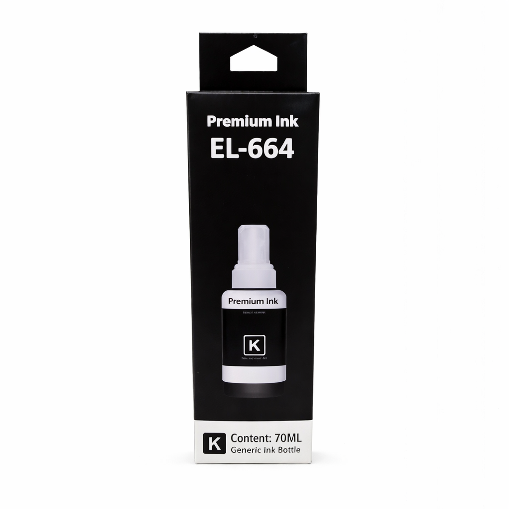 Tinta Alternativa Refill Ink T664 Bk 70Ml 1
