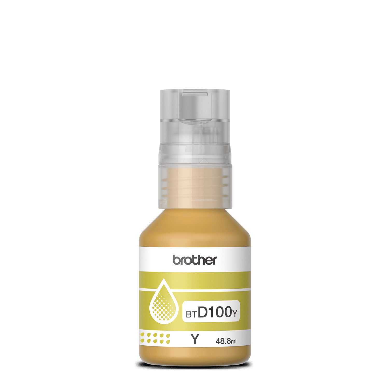 Tinta Original Brother Btd100 Yellow 2