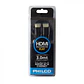 Cable Hdmi Plano 4K 3 Mts Bk Philco - Miniatura 2