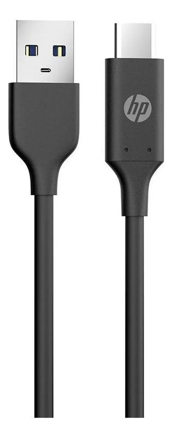 Cable Hp Dhc-Tc101 Negro Con Entrada Usb Tipo C A Usb 3.0 1