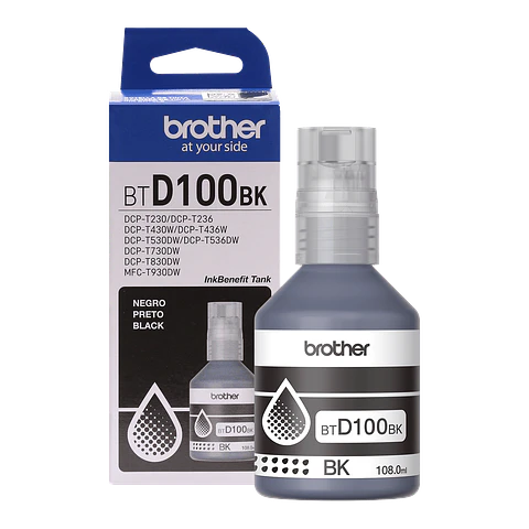 Tinta Original Brother Btd100 Bk