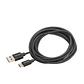 Cable Tipo C Usb 2.5 Mts Tm-200506-Bk Tecmaster - Miniatura 2
