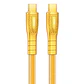 Cable Tipo/C A Tipo/C 60W Rc-C166 Gold Remax - Miniatura 1