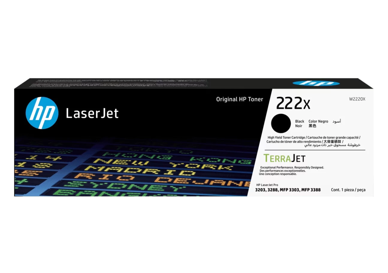 Tóner Hp 222X Negro Laserjet W2220X 1